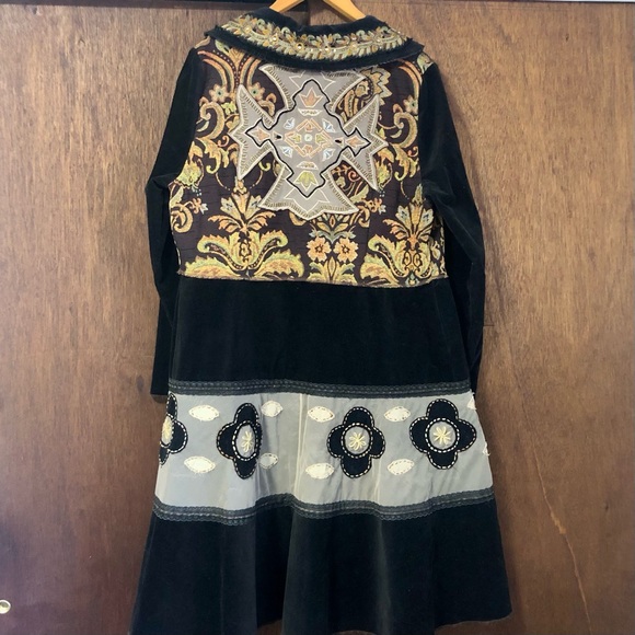 Basil & Maude Embroidered Velvety “Stevie Nicks” Jacket - Picture 14 of 16